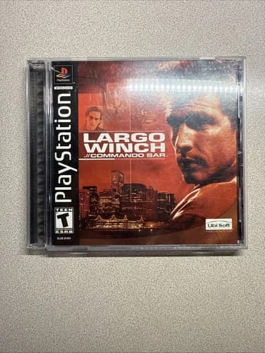 Largo Winch. Commando Sar PS1 (Sony PlayStation 1, 2002) Complete CIB w/Reg Card