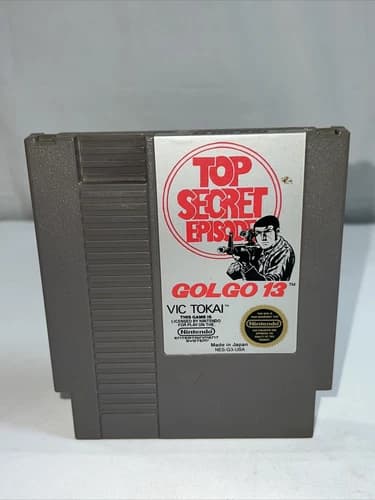 Golgo 13: Top Secret Episode (Nintendo Entertainment System, 1988) Game Only