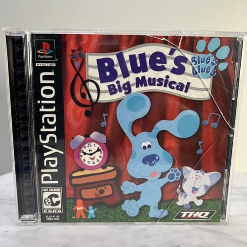 Blues Clues Big Musical Game (Sony Playstation 1) PS1