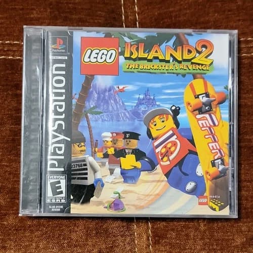 LEGO Island 2: The Brickster's Revenge PlayStation 1 Lego Media 2001 Complete w…