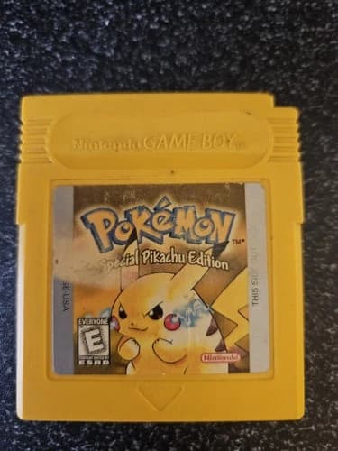 Nintendo Pokémon Special Pikachu Edition (Yellow) Game Boy 1998 JRPG E