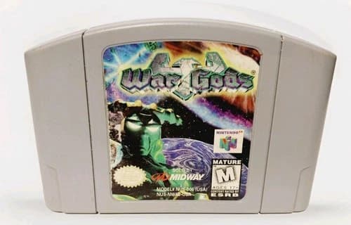 N64 WAR GOD'S (NINTENDO 64, N64) CARTRIDGE AUTHENTIC TESTED WORKING ~