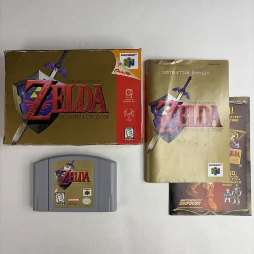 The Legend of Zelda Ocarina of Time Nintendo N64 Complete Box CIB Authentic