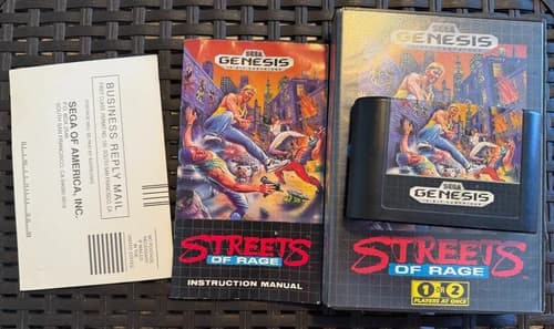Streets of Rage (Sega Genesis, 1991) CIB