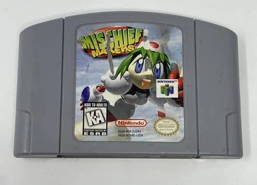 Mischief Makers (Nintendo 64) AUTHENTIC RARE N64 video game cart only Tested!