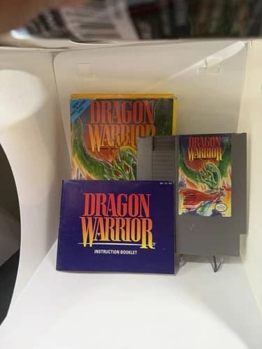 Dragon Warrior NES Nintendo CIB Box Manual Tested Saves