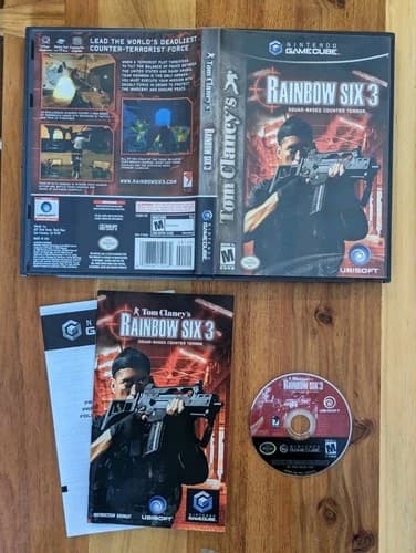Tom Clancy's Rainbow Six 3 (GameCube, 2004) 🔥 Complete w/ Manual CIB