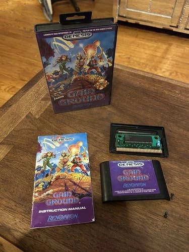 Gain Ground (Sega Genesis, 1991) Complete CIB tested And Authentic