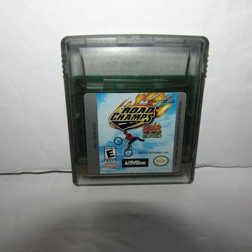 Road Champs BXS Stunt Biking Nintendo Game Boy Color Cartridge Only Tested Works