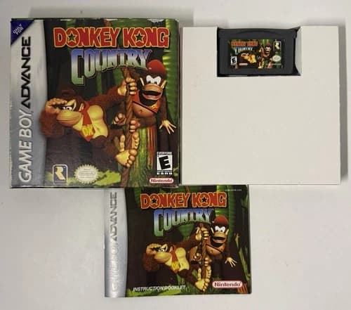 Donkey Kong Country (Nintendo Game Boy Advance, 2003) - Complete - CIB - Tested