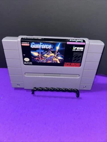 Gun Force Super Nintendo SNES CART ONLY Authentic Tested