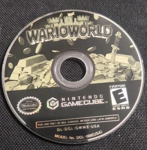 Wario World GameCube, Disc only