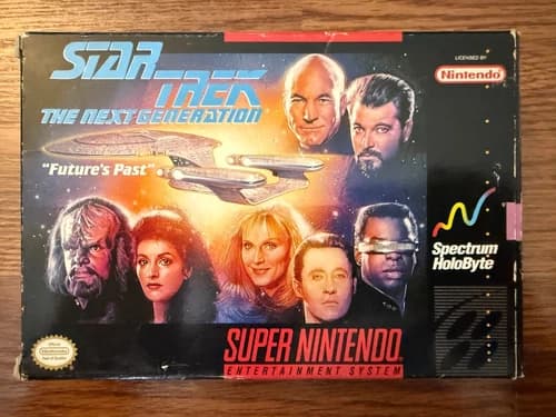 Star Trek: The Next Generation - Future's Past (SNES) CIB