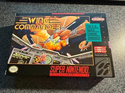 Wing Commander for Super Nintendo (SNES) CIB Complete Excellent