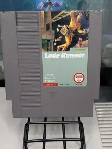 Lode Runner NES Nintendo Entertainment System, 1987 Authentic Tested Working