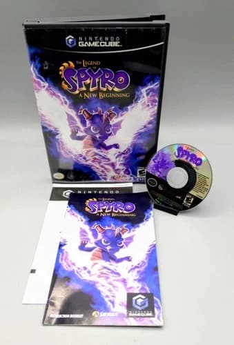 Legend of Spyro: A New Beginning (Nintendo GameCube, 2006) Tested Very Good