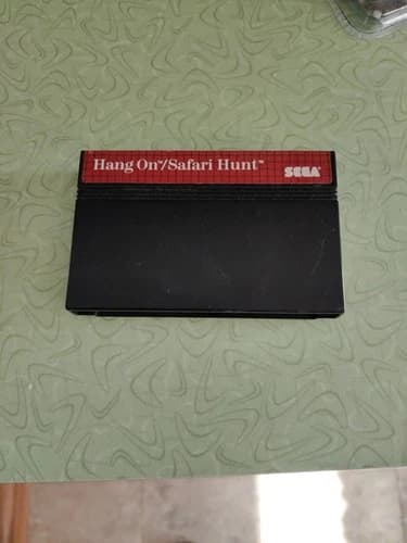 Hang-On and Safari Hunt Sega Master System Cartridge Only