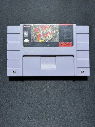 SimCity (Super Nintendo SNES, 1991) *Cart Only* Authentic