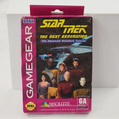 Star Trek: The Next Generation The Advanced Holodeck Tutorial Sega Game Gear New