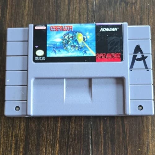 Konami Cybernator Super Nintendo SNES Game Cartridge NTSC-U/C