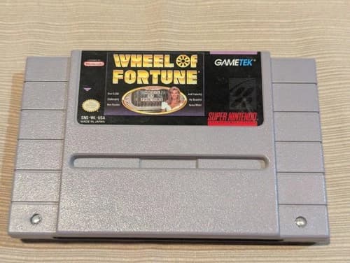Wheel Of Fortune Super Nintendo SNES Cartridge Only Authentic WORKS