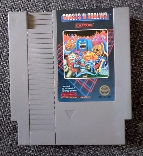 Ghosts 'n Goblins (Nintendo Entertainment System NES, 1986) CART ONLY