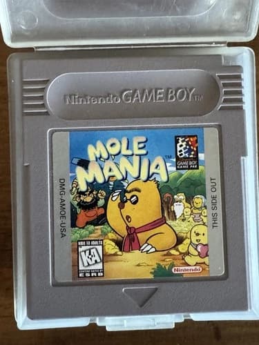Mole Mania (Original Nintendo Game Boy) Authentic US Version Tested