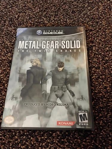 Metal Gear Solid-Twin Snakes - gamecube cib tested