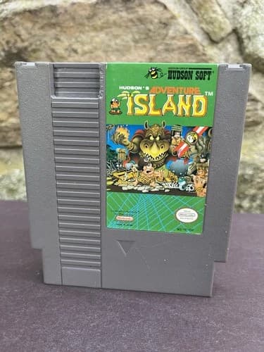Hudson's Adventure Island Nintendo NES Game Cartridge Non Mint Hudson Soft