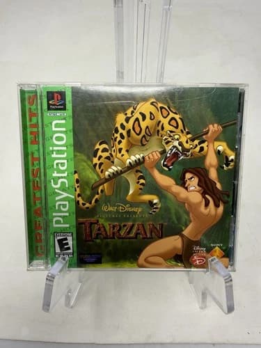 Disney's Tarzan (Sony PlayStation 1, PS1) Complete CIB Tested Hits