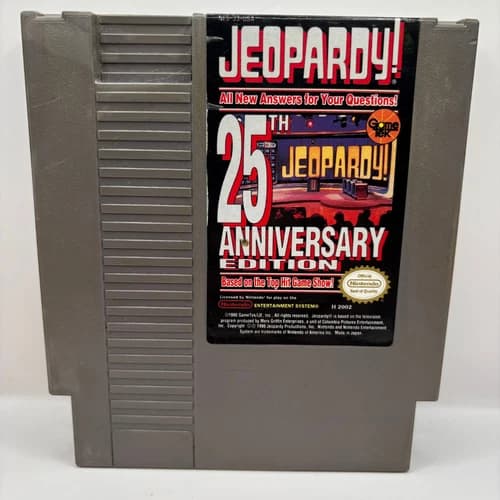 Jeopardy - 25th Anniversary Edition (Nintendo Entertainment System NES) Tested