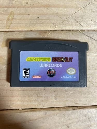 Breakout/Centipede/Warlords - Nintendo Game Boy Advance ***CART ONLY***