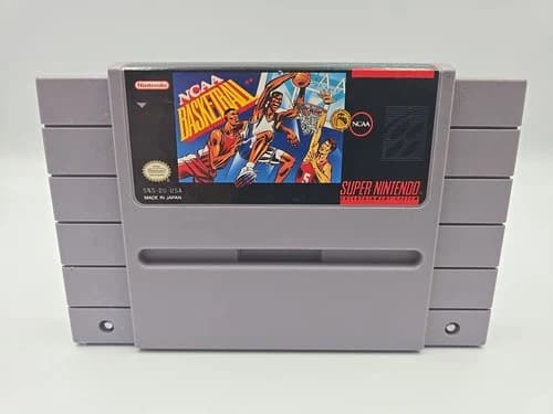 NCAA Basketball (Super Nintendo Entertainment System, 1992) SNES Cart Only