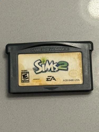 Sims 2 (Nintendo Game Boy Advance, 2005) GBA Authentic Cartridge TESTED