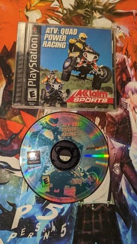 ATV Quad Power Racing PS1 PlayStation 1 - Complete CIB With Manual Tested Works