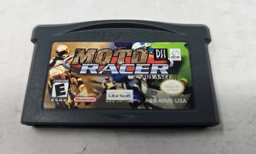 Moto Racer Advance (Nintendo Game Boy Advance, 2002) Loose Cartridge RARE Tested