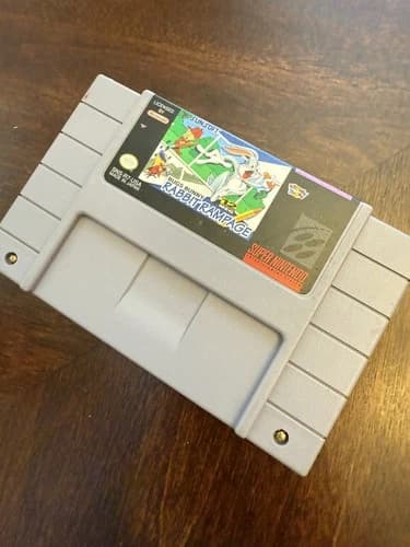 Bugs Bunny in Rabbit Rampage (Super Nintendo 1994) SNES Authentic !!