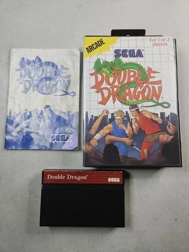 Double Dragon for Sega Master System Complete in box CIB W/ Manual