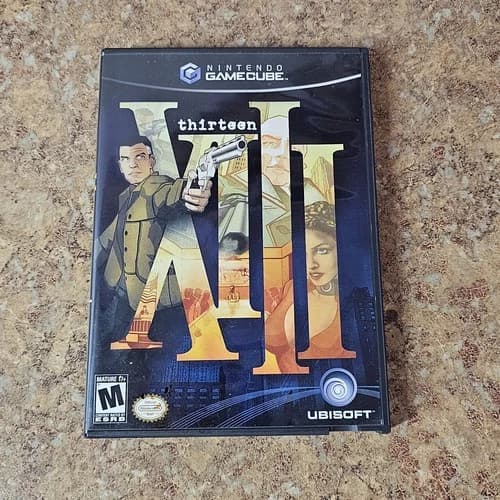 XIII Thirteen (Nintendo GameCube, 2003) Complete w/ Manual Reg Card