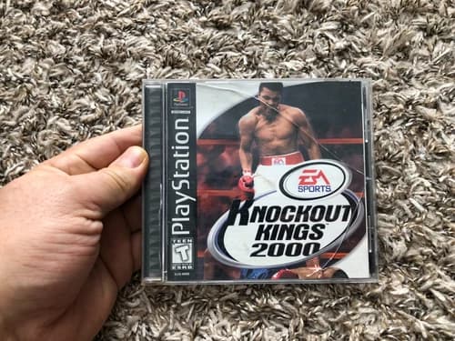 Knockout Kings (Sony PlayStation 1, 1999) Complete W/ Reg Card Tested
