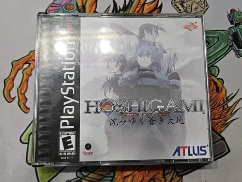 Hoshigami: Ruining Blue Earth -PS1 - CIB w/ REG - FREE S/H Ships W. Protector