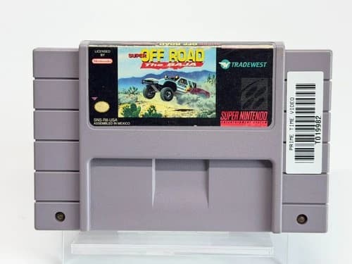 Super Off Road: The Baja (Super Nintendo SNES) Video Game Authentic & Tested