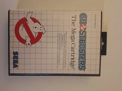 Ghostbusters Sega Master System 1987 Complete in Box