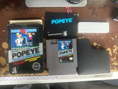Popeye (Nintendo Entertainment System, NES, 1986) Complete in Box CIB