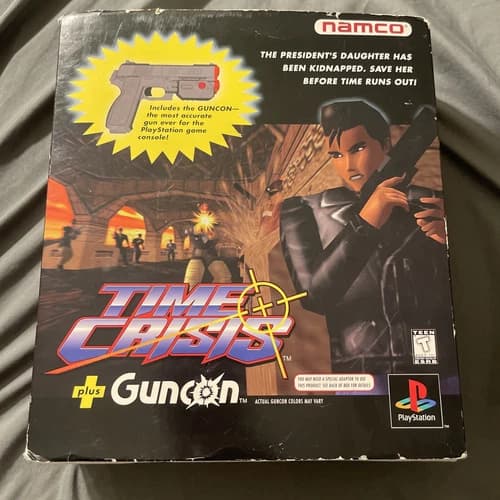 Time Crisis plus Guncon PS1 PlayStation Comes Game