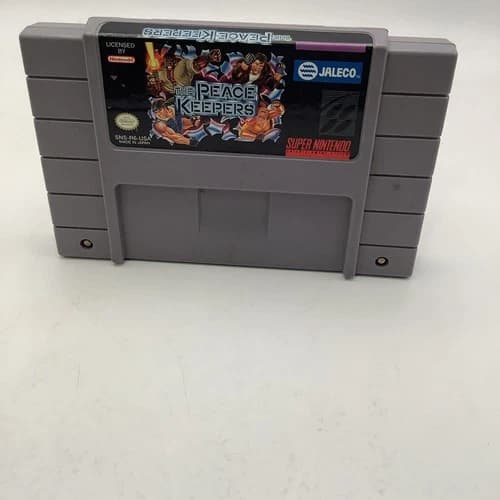 The Peace Keepers SNES Super Nintendo Authentic Cartridge Only