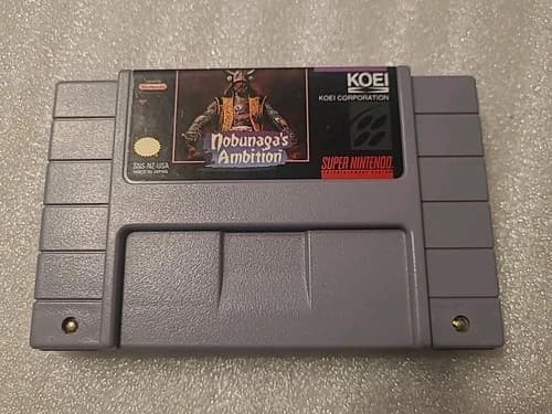 Nobunaga's Ambition (Super Nintendo Entertainment System, 1994) SNES Authentic