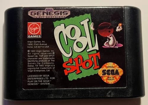 SEGA GENESIS - COOL SPOT (1993) - Game Cartridge ONLY