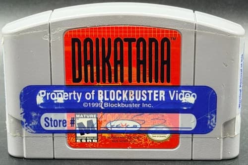 John Romero's Daikatana Nintendo 64 N64 Game Cartridge Only Authentic Kemco