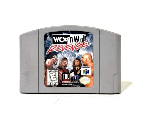 WCW nWo Revenge Nintendo 64 N64 Authentic Tested OEM Cartridge Label